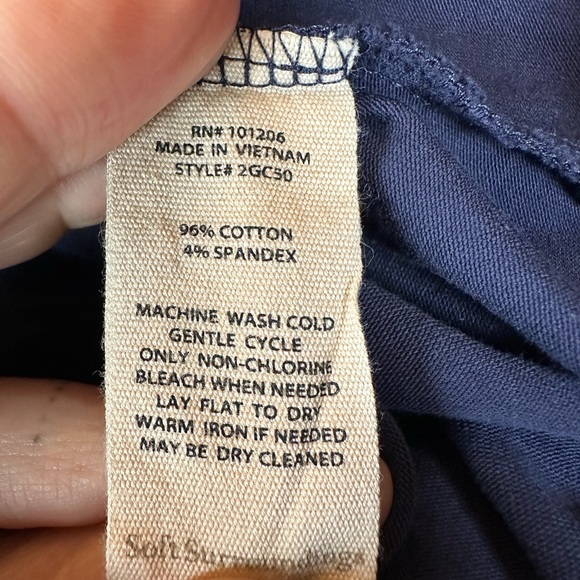 Soft Surroundings Women's Navy Boat Neck Long Sleeve Tunic Tee Shirt Size Large - Picture 8 of 9